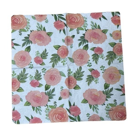 Lot 8 New Paper Napkin Assortment Floral Paris For Decoupage Large 16x13 & 9.5 - Picture 11 of 16